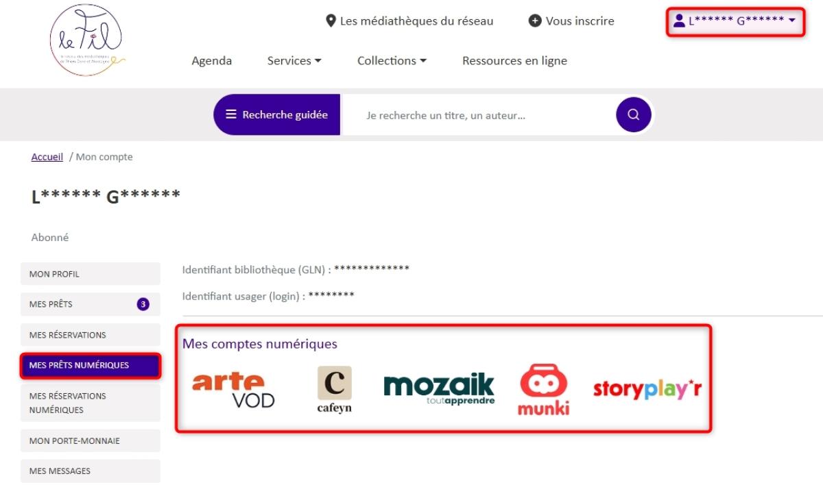 Consulter les ressources numériques - Option 2